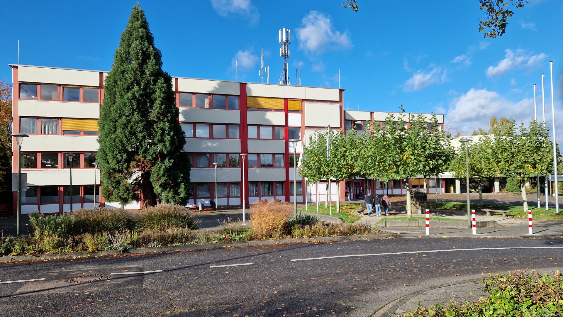 Rathaus Ansicht Herbst