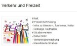 Geoinformationen Verkehr-Freizeit Geoinformationen Verkehr-Freizeit