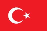 Flagge Türkisch