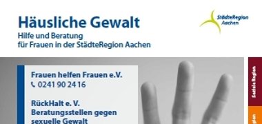 Plakat Häusliche Gewalt