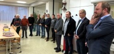 Besuch einer Delegation aus Plérin zur Burgweihnacht 2019