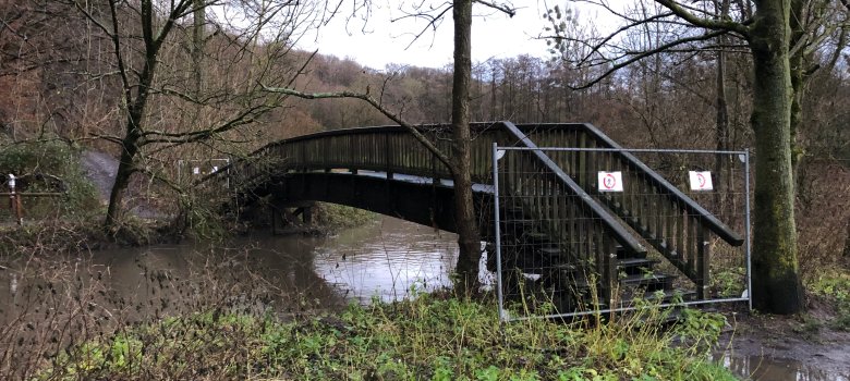 Wurm Fußweg hinter KA Steinbusch