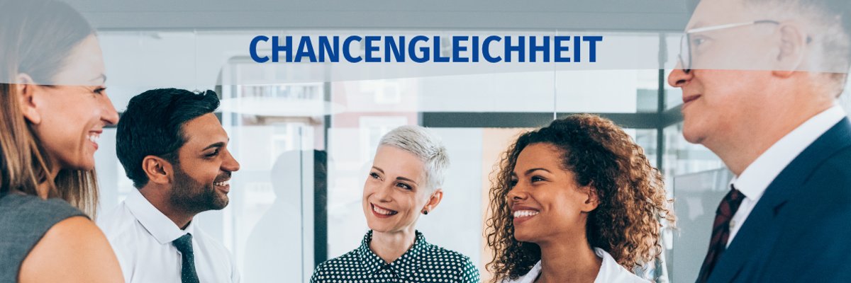 Banner Chanchengleichheit Banner Chanchengleichheit, Frauen und Männer als Führungskräfte