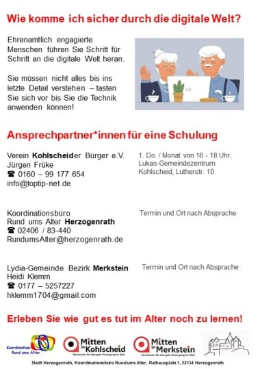 Flyer Digital Rückseite