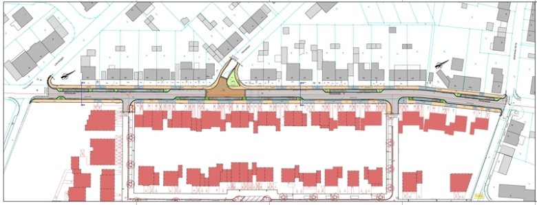 Umgestaltung der Römerstraße in Herzogenrath - Merkstein, Plan